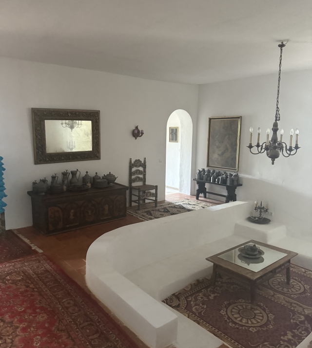 Resa Estates for sale te koop project Cala Tarida Ibiza pool living room.jpeg